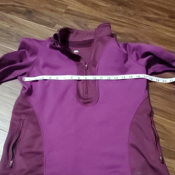 REI Burgundy Quarter Zip Jacket - Picture 8 of 10